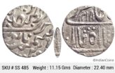 IPS Jodhpur State INO Shah Alam II Silver Rupee Pali Mint AH 1218 with pseudo name Dar al Mansur Jodhpur KM 183 Lingen P.03.02 Var # 01 SS 485