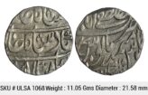 Independent Kingdoms Rohila Chieftaincies Faizullah Khan INO Shah Alam II Mustafabad Rampur Mint Silver Rupee ULSA 1068
