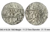 Independent Kingdoms Rohila Chieftaincies Faizullah Khan INO Shah Alam II Mustafabad Rampur Mint Silver Rupee ULSA 1063