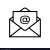 Email icon isolated on white background. Open envelope pictogram. Line mail symbol for website design, app, ui. Vector illustration