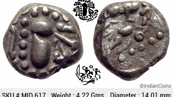 Paramaras of Malwa Gadhiyya paisa Debased Silver (Billon) Dramma MID 617