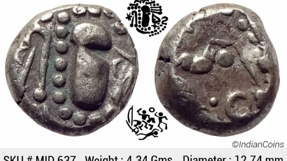 Paramaras of Malwa Gadhiyya paisa Debased Silver (Billon) Dramma MID 637