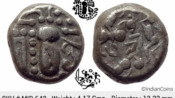 Paramaras of Malwa Gadhiyya paisa Debased Silver (Billon) Dramma MID 642