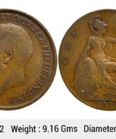 United Kingdom George V 1913 AD Bronze 1 Penny ULI 532