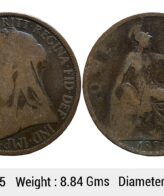 United Kingdom Victoria 1895 AD Bronze 1 Penny ULI 535