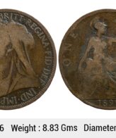 United Kingdom Victoria 1899 AD Bronze 1 Penny ULI 536