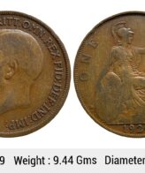United Kingdom George V 1920 AD Bronze 1 Penny ULI 549